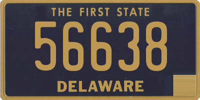 DE license plate 56638