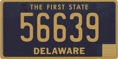 DE license plate 56639