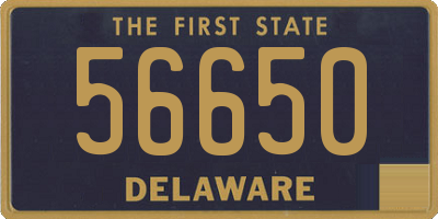 DE license plate 56650