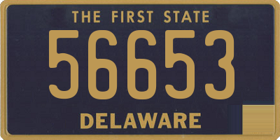 DE license plate 56653