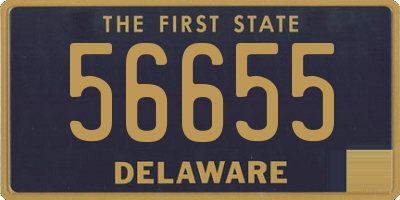 DE license plate 56655