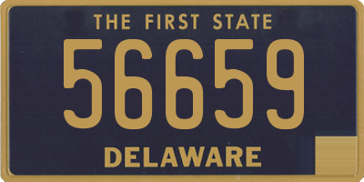 DE license plate 56659