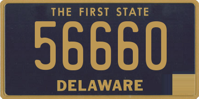 DE license plate 56660