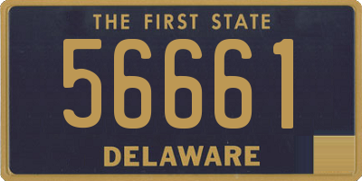 DE license plate 56661
