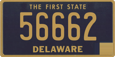 DE license plate 56662