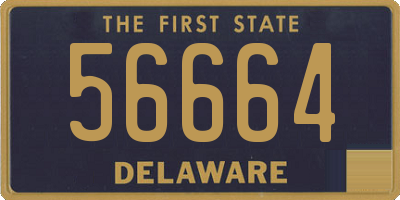 DE license plate 56664