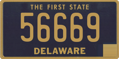 DE license plate 56669