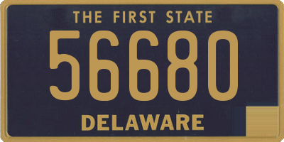 DE license plate 56680