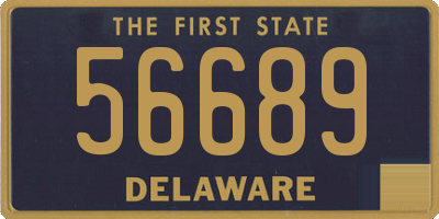 DE license plate 56689