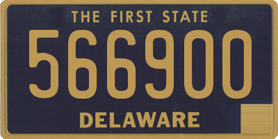 DE license plate 566900