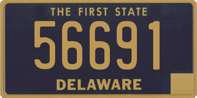 DE license plate 56691