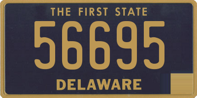 DE license plate 56695