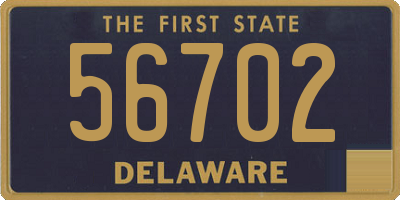 DE license plate 56702