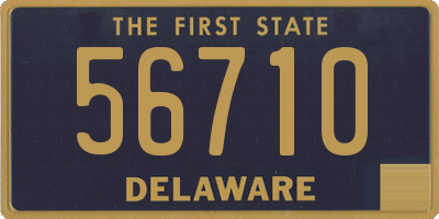 DE license plate 56710