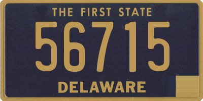 DE license plate 56715