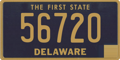 DE license plate 56720