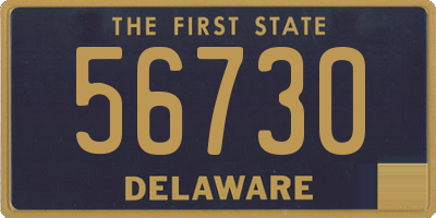 DE license plate 56730