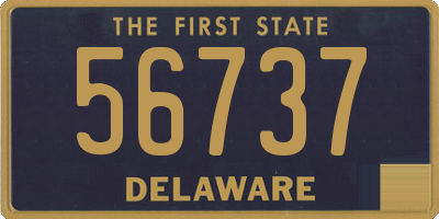 DE license plate 56737