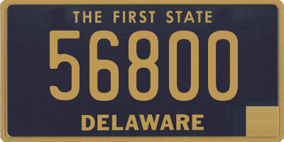 DE license plate 56800