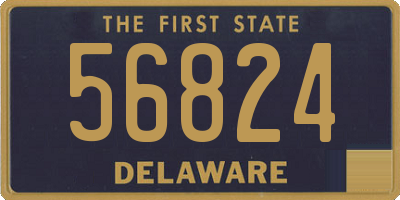 DE license plate 56824