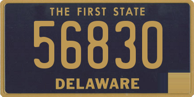 DE license plate 56830