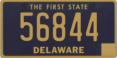 DE license plate 56844