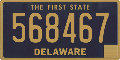 DE license plate 568467