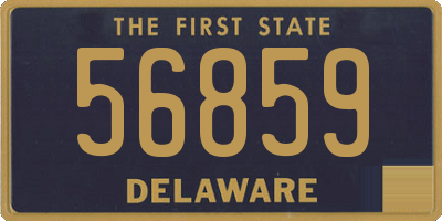 DE license plate 56859