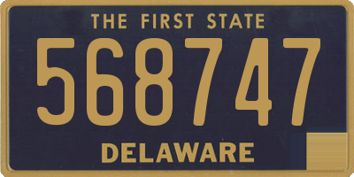 DE license plate 568747