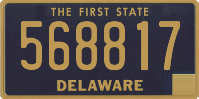 DE license plate 568817