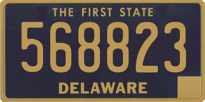 DE license plate 568823