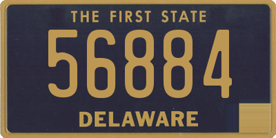 DE license plate 56884