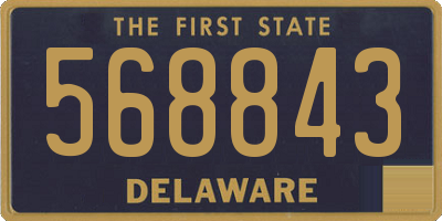 DE license plate 568843