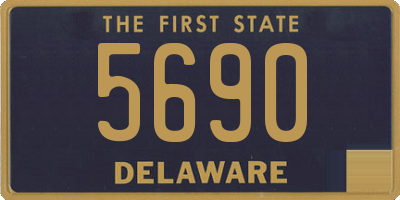 DE license plate 5690