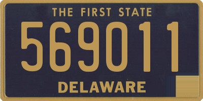 DE license plate 569011