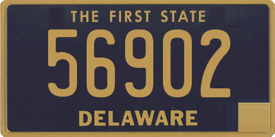 DE license plate 56902