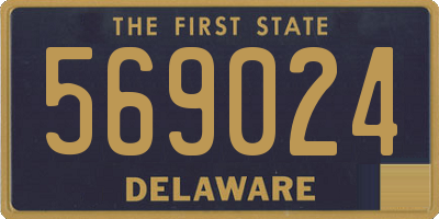 DE license plate 569024