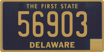 DE license plate 56903