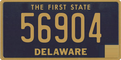 DE license plate 56904