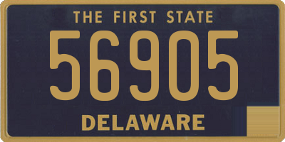 DE license plate 56905