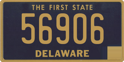 DE license plate 56906