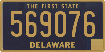 DE license plate 569076
