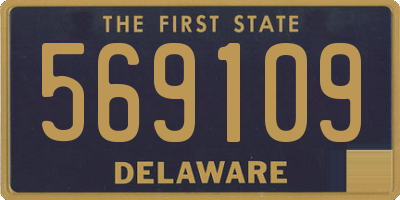 DE license plate 569109