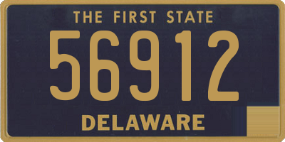 DE license plate 56912