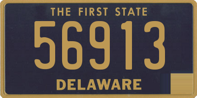 DE license plate 56913