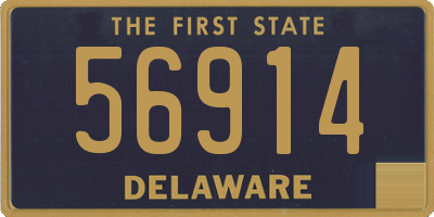 DE license plate 56914