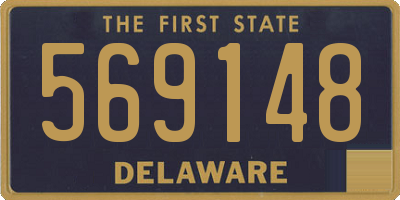 DE license plate 569148