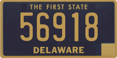 DE license plate 56918