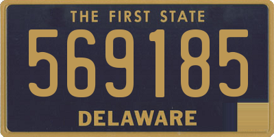 DE license plate 569185