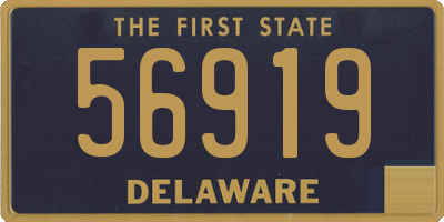 DE license plate 56919